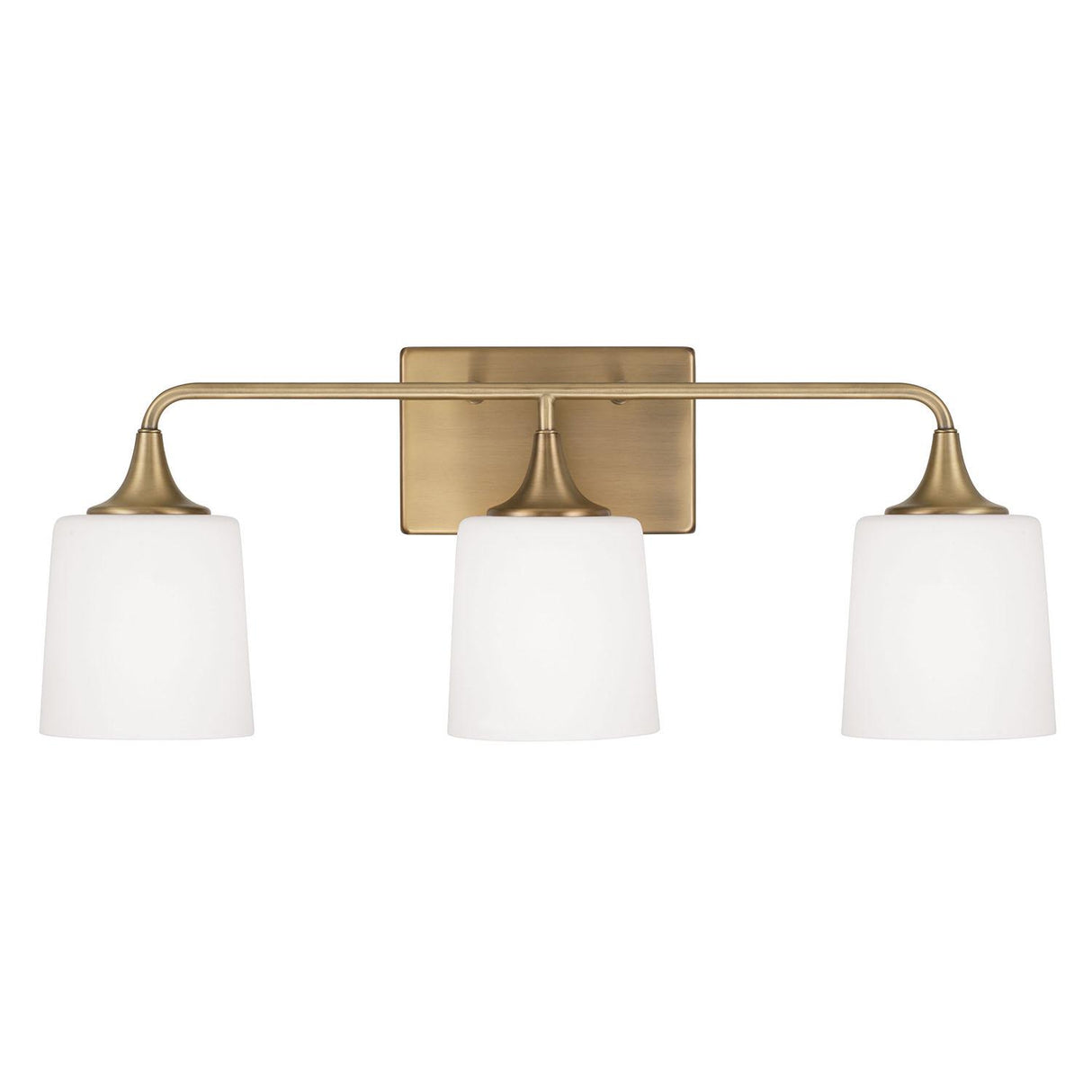 Capital Lighting 148931AD-541 Presley 3 Light Vanity Aged Brass