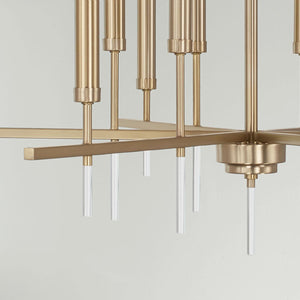 Capital Lighting 449301MA Elora 12 Light Chandelier Matte Brass