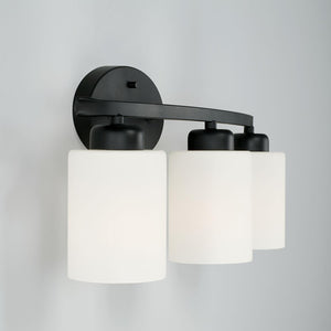 Capital Lighting 115231MB-338 Dixon 3 Light Vanity Matte Black