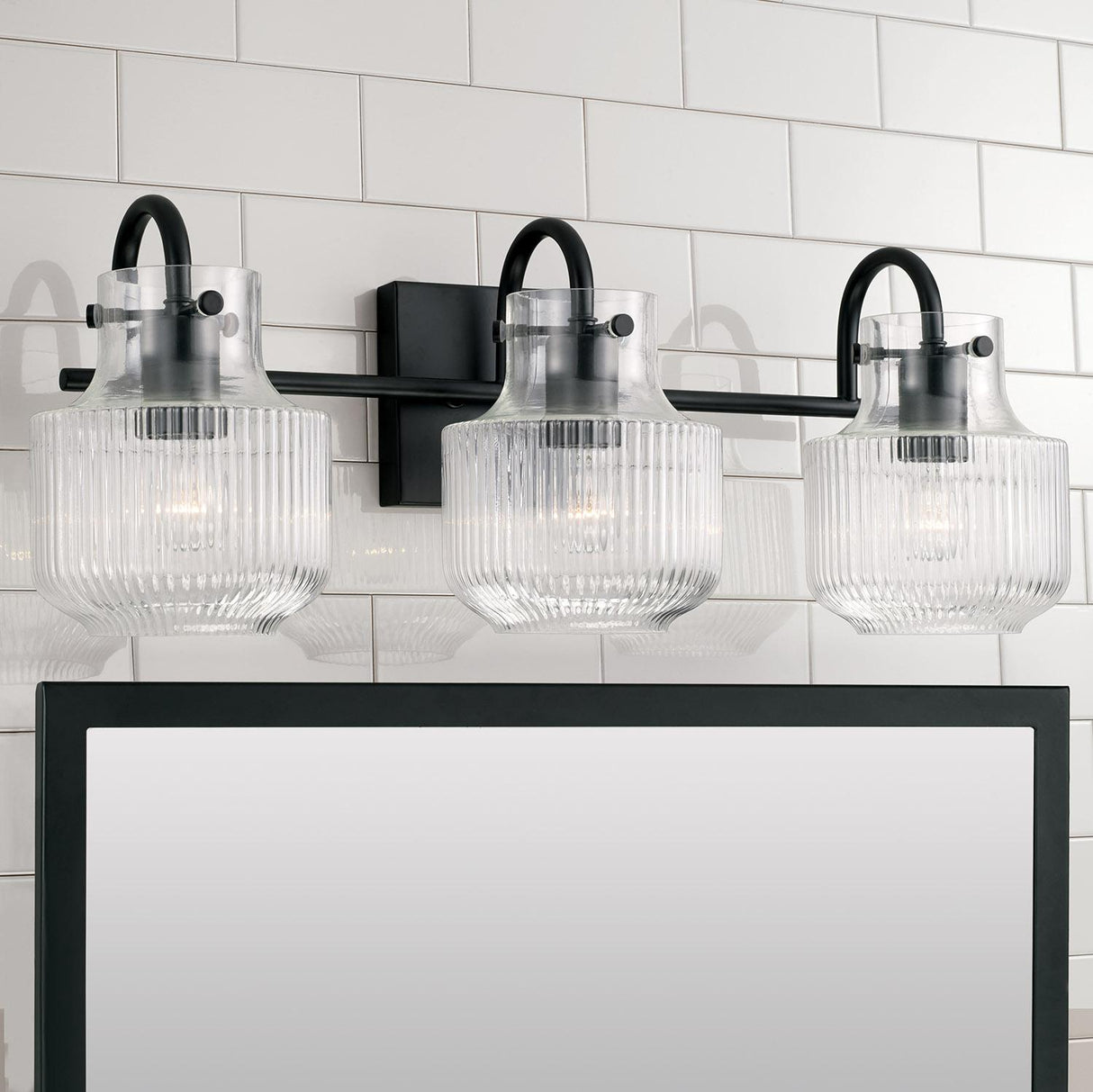 Capital Lighting 145131MB Nyla 3 Light Vanity Matte Black
