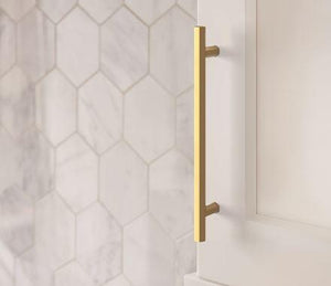 Amerock Cabinet Pull Champagne Bronze 6-5/16 inch (160 mm) Center-to-Center Caliber 1 Pack Drawer Pull Cabinet Handle Cabinet Hardware