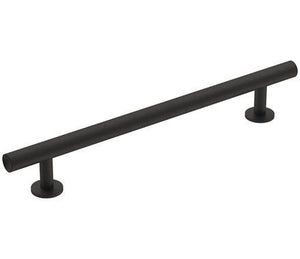 Amerock Cabinet Pull Matte Black 6-5/16 inch (160 mm) Center-to-Center Radius 1 Pack Drawer Pull Cabinet Handle Cabinet Hardware