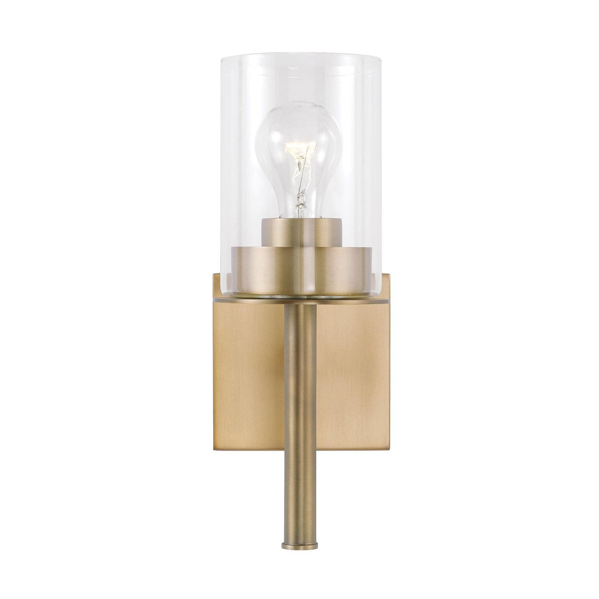 Capital Lighting 646811AD-532 Mason 1 Light Sconce Aged Brass