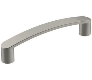 Amerock Cabinet Pull Satin Nickel 3-3/4 inch (96 mm) Center-to-Center Rift 1 Pack Drawer Pull Cabinet Handle Cabinet Hardware