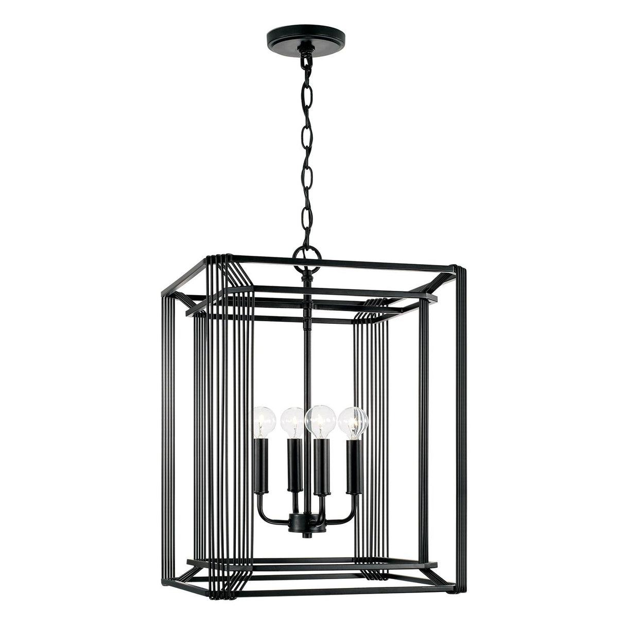 Capital Lighting 546041MB Lennon 4 Light Foyer Matte Black