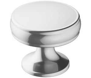 Amerock Cabinet Knob Polished Chrome 1-1/4 inch (32 mm) Diameter Renown 1 Pack Drawer Knob Cabinet Hardware
