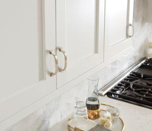 Amerock Cabinet Pull Satin Nickel 3-3/4 inch (96 mm) Center to Center Revitalize 1 Pack Drawer Pull Drawer Handle Cabinet Hardware