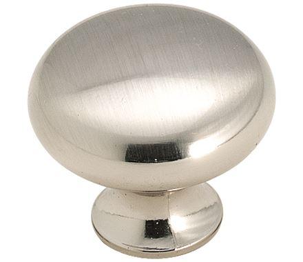 Amerock Cabinet Knob Sterling Nickel 1-3/16 inch (30 mm) Diameter The Anniversary Collection 1 Pack Drawer Knob Cabinet Hardware