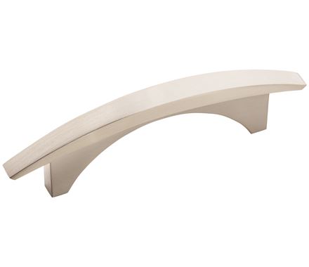 Amerock Cabinet Pull Satin Nickel 3 inch (76 mm) Center to Center Essential'Z 1 Pack Drawer Pull Drawer Handle Cabinet Hardware