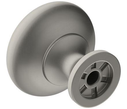 Amerock Cabinet Knob Satin Nickle 1-1/4 inch (32 mm) Diameter Era 1 Pack Drawer Knob Cabinet Hardware