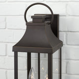 Capital Lighting 946421OZ Bradford 2 Light Outdoor Wall Lantern Oiled Bronze