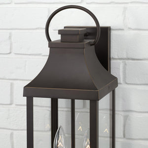 Capital Lighting 946421OZ Bradford 2 Light Outdoor Wall Lantern Oiled Bronze