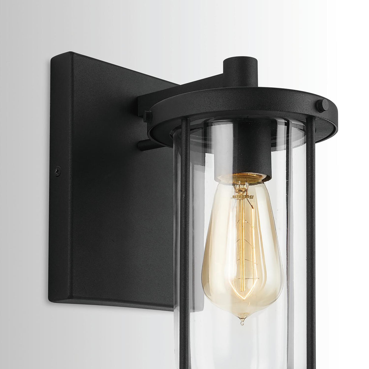 Capital Lighting 934211BK Corbin 1-Light Wall Mount Black