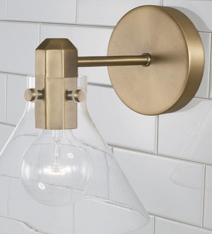 Capital Lighting 645811AD-528 Greer 1 Light Sconce Aged Brass