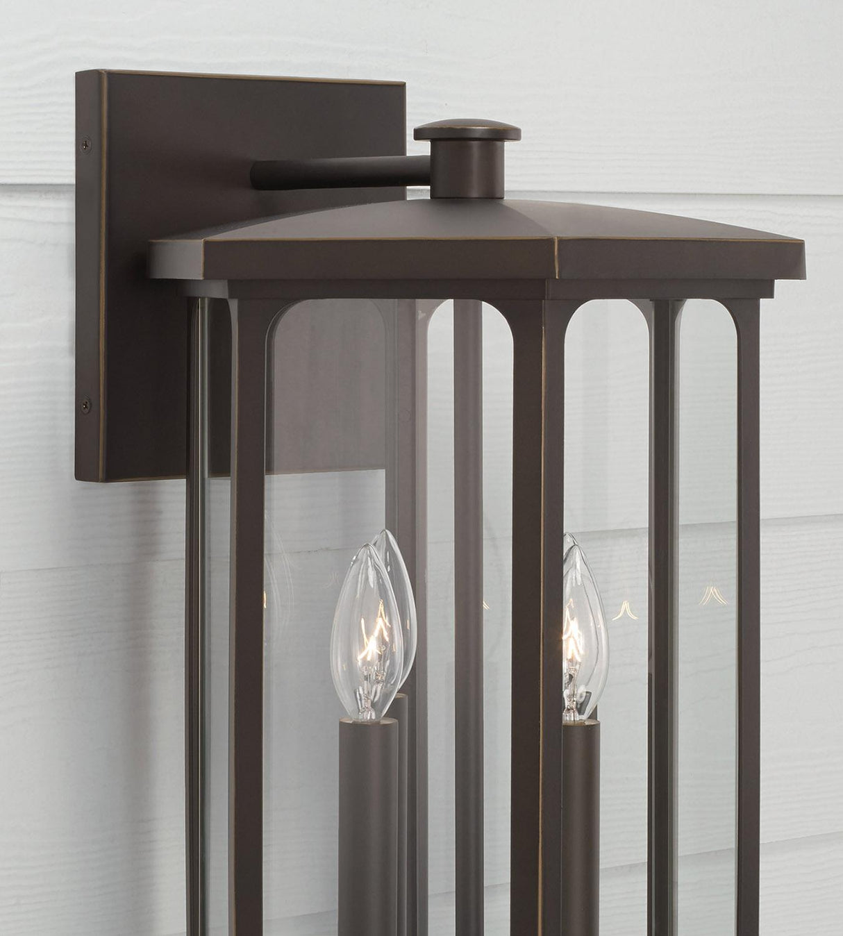 Capital Lighting 946641OZ Walton 4 Light Outdoor Wall Lantern Oiled Bronze