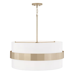Capital Lighting 346241SF Sutton 4 Light Pendant Soft Gold