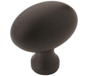Amerock BP4468GPT Ambrosia Knob Garden Pewter and, Satin Nickel, 1-1/4-Inch Diameter