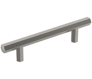 Amerock Cabinet Pull Satin Nickel 3-3/4 inch (96 mm) Center-to-Center Caliber 1 Pack Drawer Pull Cabinet Handle Cabinet Hardware