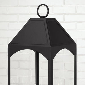 Capital Lighting 946343BK Burton 4 Light Outdoor Post Lantern Black