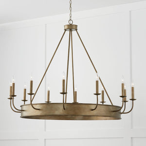 Capital Lighting 449201ML Nole 12 Light Chandelier Mystic Luster