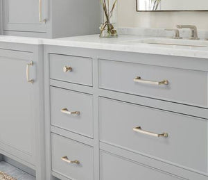 Amerock Cabinet Pull Satin Nickel 3-3/4 inch (96 mm) Center to Center Westerly 1 Pack Drawer Pull Drawer Handle Cabinet Hardware