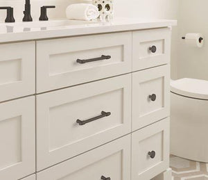 Amerock Cabinet Pull Matte Black 5-1/16 inch (128 mm) Center-to-Center Destine 1 Pack Drawer Pull Cabinet Handle Cabinet Hardware