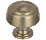 Amerock Cabinet Knob Golden Champagne 1-5/8 inch (41 mm) Diameter Kane 1 Pack Drawer Knob Cabinet Hardware