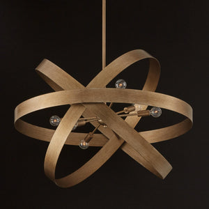 Capital Lighting 439061ML Jude 6 Light Chandelier Mystic Lustre