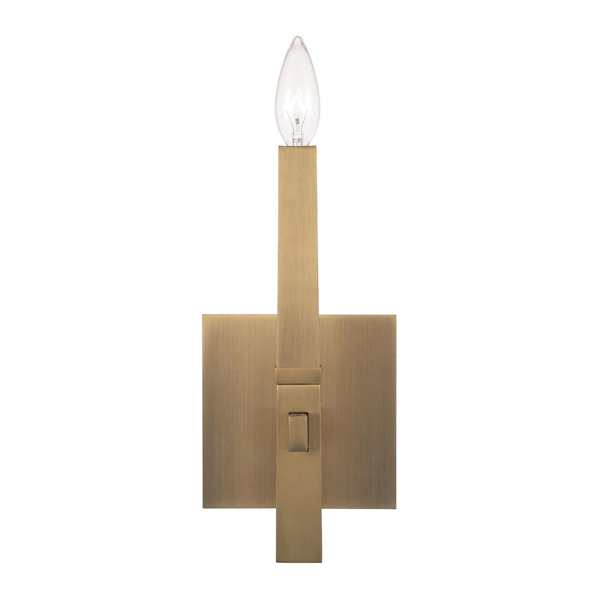 Capital Lighting 649611AD Blake 1 Light Sconce Aged Brass
