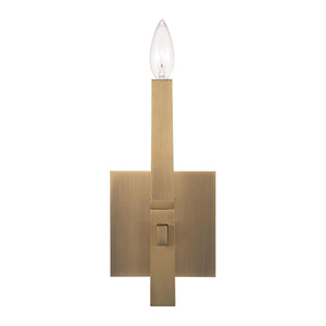 Capital Lighting 649611AD Blake 1 Light Sconce Aged Brass