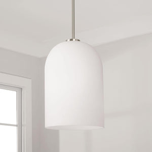 Capital Lighting 348811BN Lawson 1 Light Pendant Brushed Nickel
