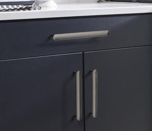 Amerock Cabinet Pull Gunmetal 7-9/16 inch (192 mm) Center to Center Concentric 1 Pack Drawer Pull Drawer Handle Cabinet Hardware