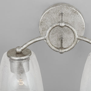 Capital Lighting 137921AS-488 Oran 2 Light Vanity Antique Silver