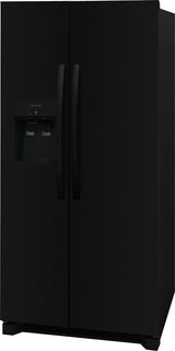 Frigidaire FRSS2323AB 22.2 Cu Ft 33" SD SxS Refrigerator, smooth finish