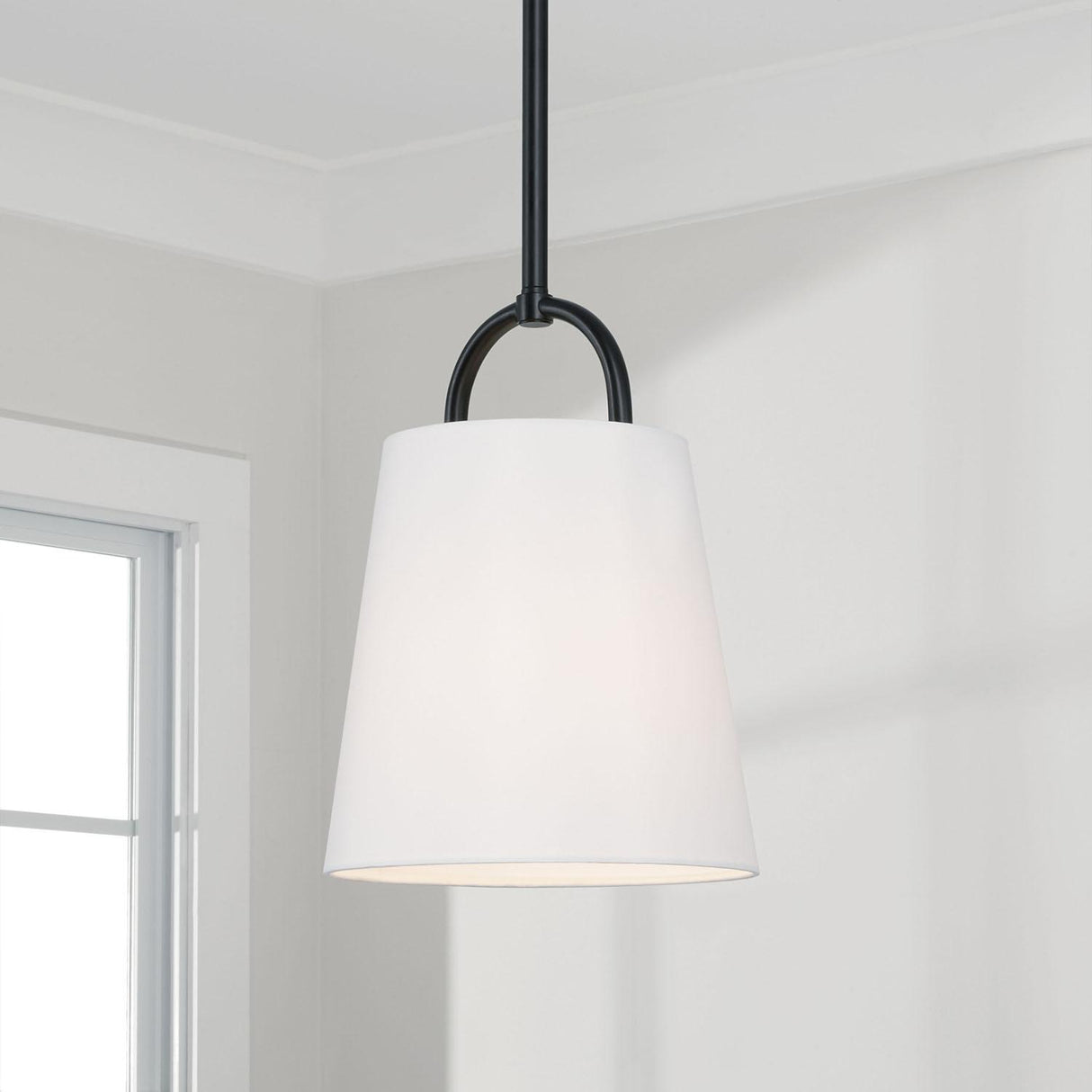 Capital Lighting 349411MB Brody 1 Light Pendant Matte Black