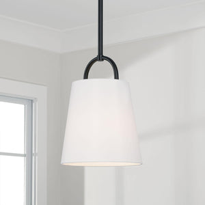 Capital Lighting 349411MB Brody 1 Light Pendant Matte Black