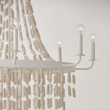 Capital Lighting 447782OW Carissa 8 Light Chandelier Organic White