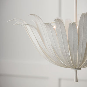 Capital Lighting 349541XW Eden 4 Light Pendant Textured White