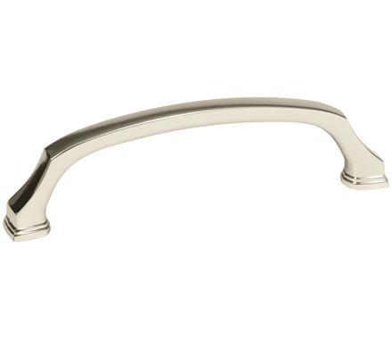 Amerock Cabinet Pull Polished Nickel 5-1/16 inch (128 mm) Center to Center Revitalize 1 Pack Drawer Pull Drawer Handle Cabinet Hardware