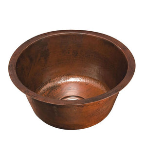 Thompson Traders Napoli Black Copper Bar/prep Sink De La Cruz II KPU-1708BC Aged Copper
(Hammered)