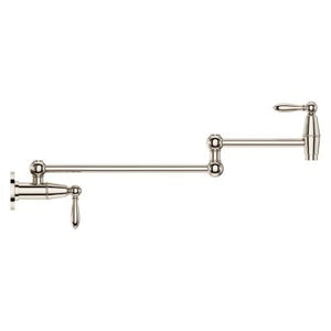 Pfister Polished Nickel Port Haven Wall Mount Pot Filler GT533-TDD