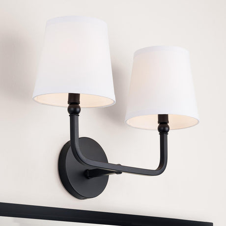 Capital Lighting 119321MB-674 Dawson 2 Light Vanity Matte Black