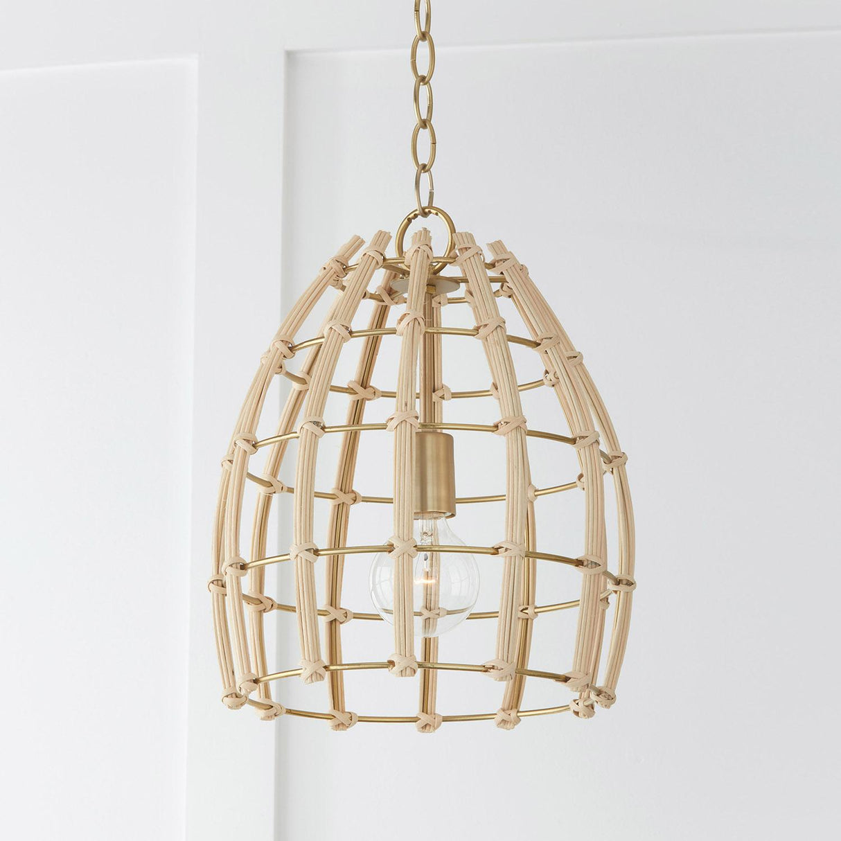Capital Lighting 344111MA Wren 1 Light Pendant Matte Brass