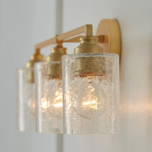 Capital Lighting 120531CG-422 Milan 3 Light Vanity Capital Gold