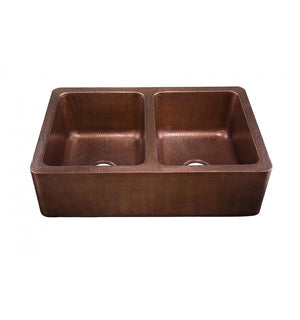 Thompson Traders Corniglia Antique Copper Kitchen Sink Quiroga KDA-3322AH Antique Copper
(Hammered)