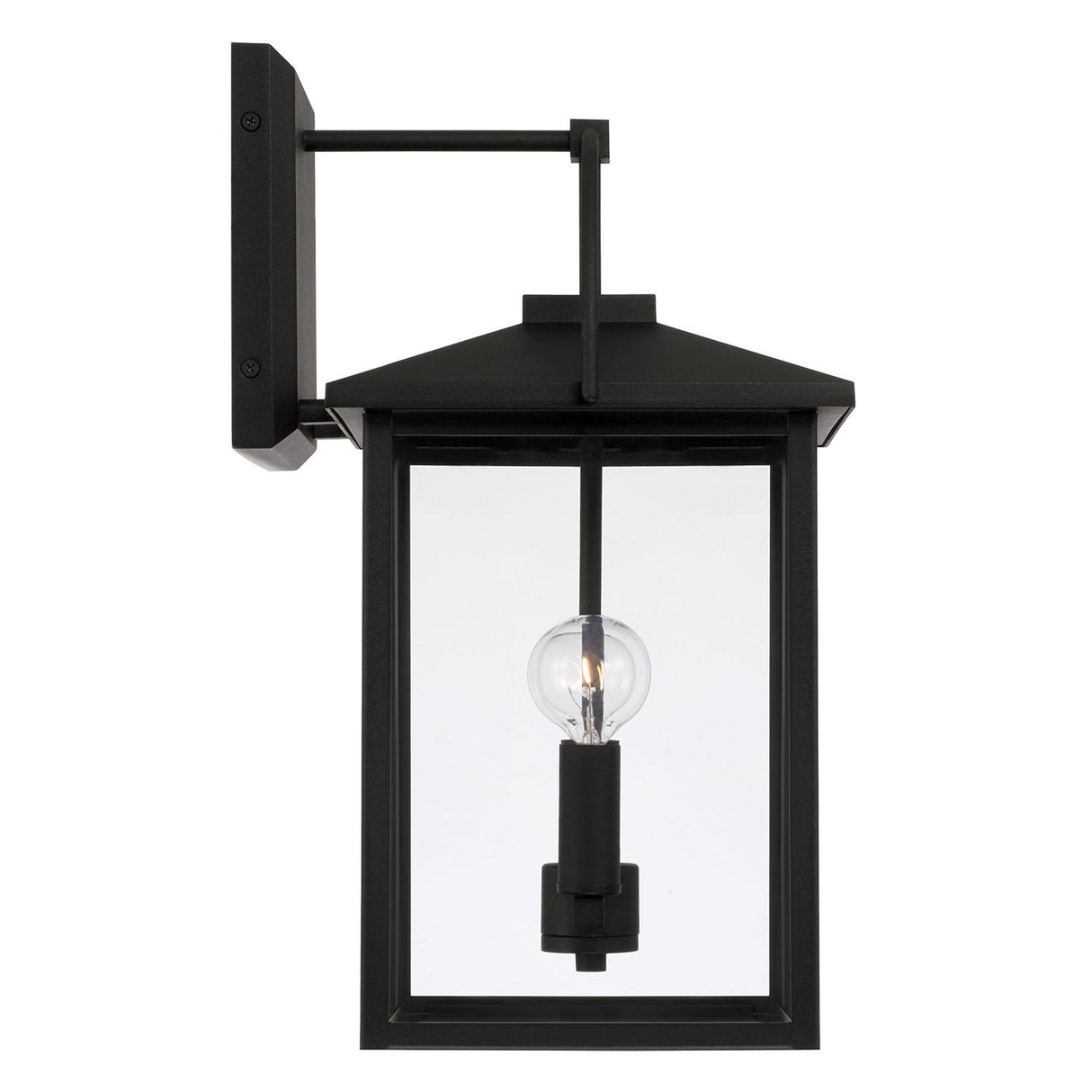 Capital Lighting 948021BK Bryson 2 Light Outdoor Wall Lantern Black