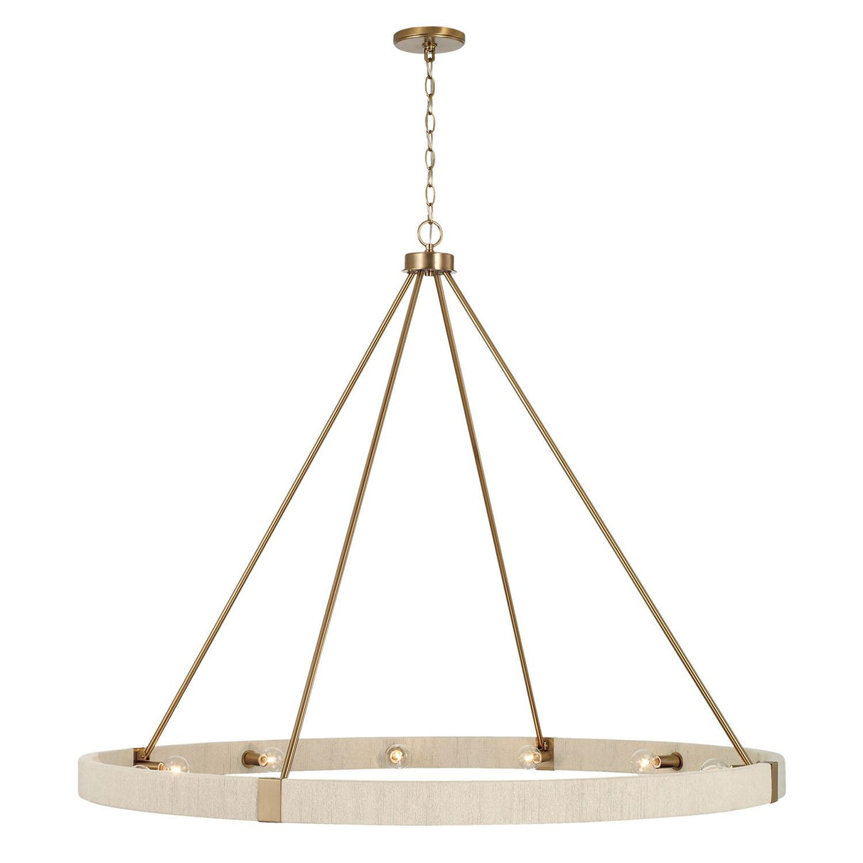 Capital Lighting 449801MA Delaney 12 Light Chandelier Matte Brass