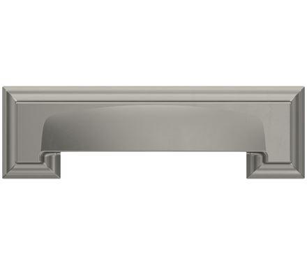 Amerock Cabinet Cup Pull Satin Nickel 3 inch & 3-3/4 inch (76mm & 96 mm) Center-to-Center Appoint 1 Pack Drawer Pull Cabinet Handle Cabinet Hardware