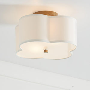 Capital Lighting 4452BG-557 Quinn 2 Light Semi-Flush Brushed Gold