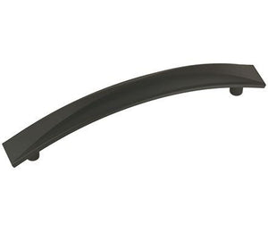 Amerock Cabinet Pull Matte Black 5-1/16 inch (128 mm) Center-to-Center Extensity 1 Pack Drawer Pull Drawer Handle Cabinet Hardware